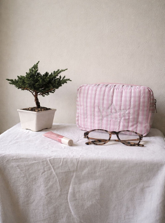 Cosmetiquera Eli Rosada